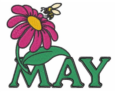 May Blossom Machine Embroidery Design