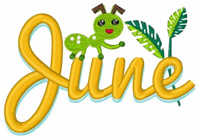 June Ant Machine Embroidery Design