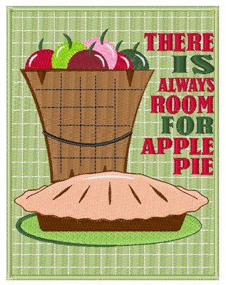Apple Pie Machine Embroidery Design