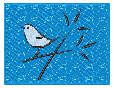 Bird Branch Machine Embroidery Design