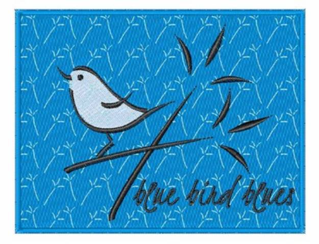 Picture of Bird Blues Machine Embroidery Design