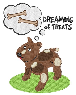 Treats Dreaming Machine Embroidery Design