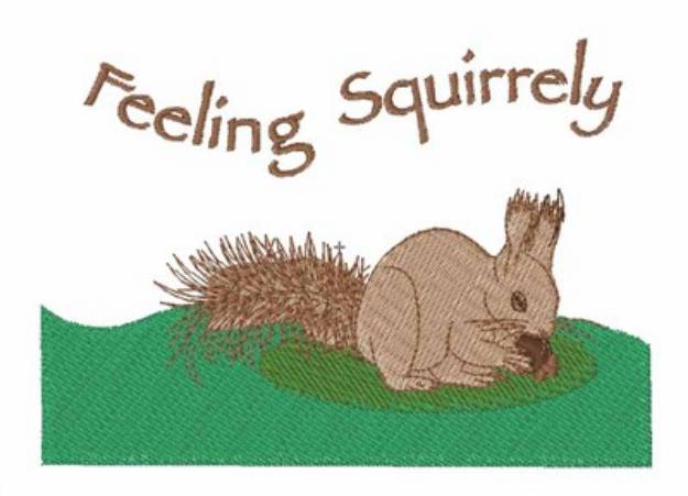 Picture of Feeling Squirrely Machine Embroidery Design