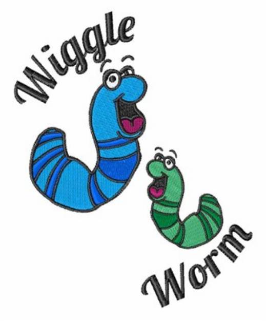 Picture of Wiggle Worm Machine Embroidery Design