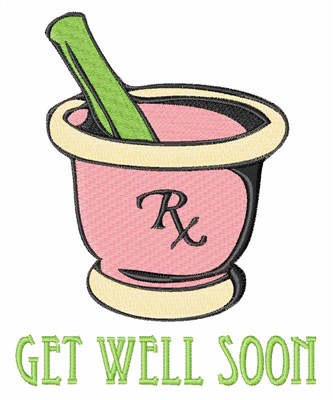Get Well Machine Embroidery Design