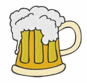 Picture of Mug of Beer Machine Embroidery Design