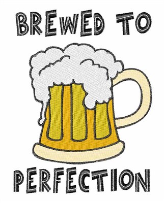 Brewed to Perfection Machine Embroidery Design