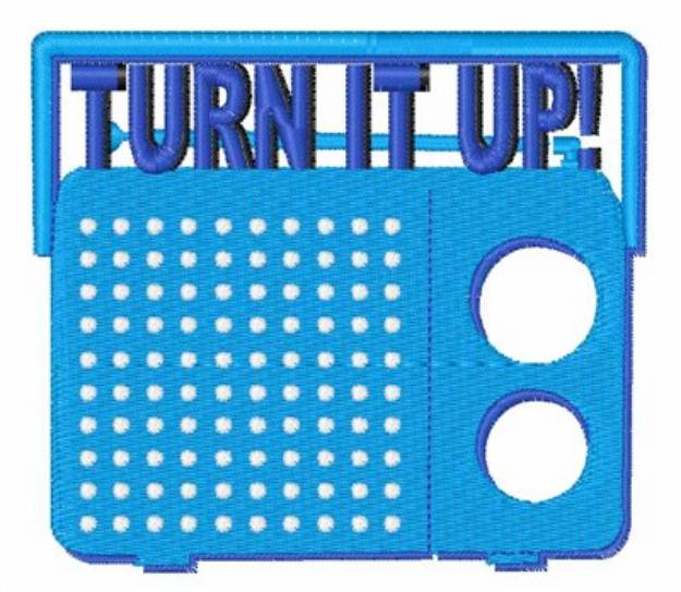 Picture of Turn it Up Machine Embroidery Design