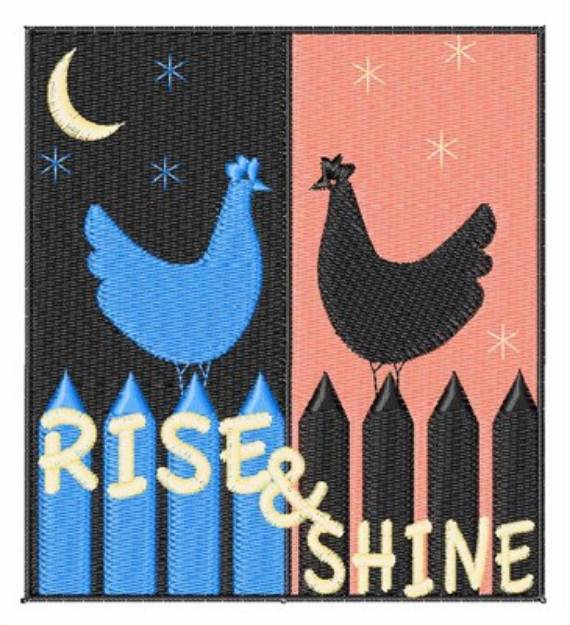 Picture of Rise & Shine Machine Embroidery Design