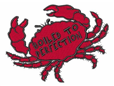 Boiled to Perfection Machine Embroidery Design