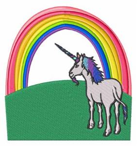 Picture of Unicorn Rainbow Machine Embroidery Design
