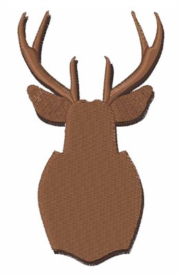 Hunting Trophy Silhouette Machine Embroidery Design