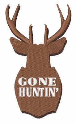 Gone Huntin Machine Embroidery Design
