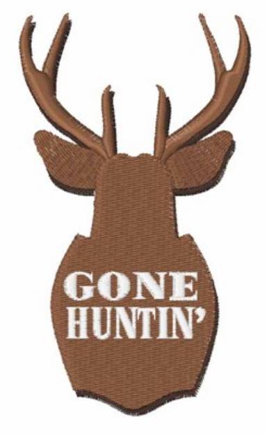 Picture of Gone Huntin Machine Embroidery Design