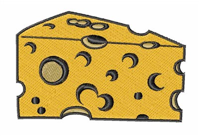 Hunk of Swiss Cheese Machine Embroidery Design