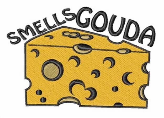 Picture of Smells Gouda Machine Embroidery Design