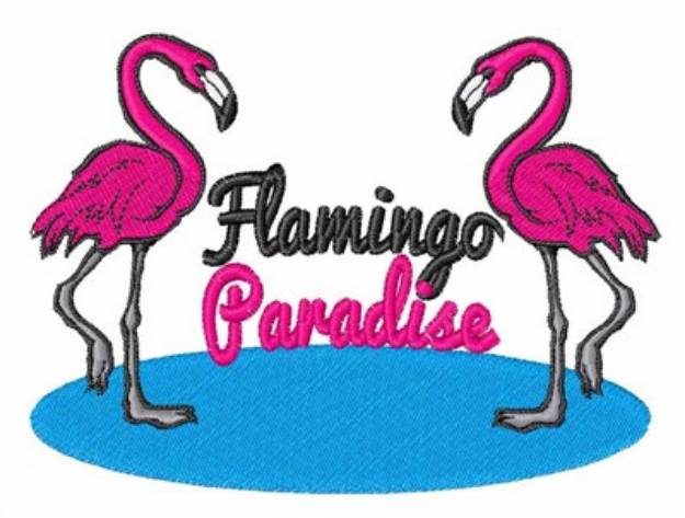 Picture of Flamingo Paradise Machine Embroidery Design