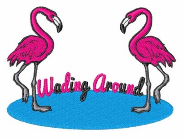 Picture of Wading Around Machine Embroidery Design
