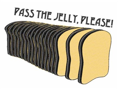 Pass the Jelly Machine Embroidery Design