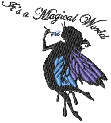 Its a Magical World Machine Embroidery Design