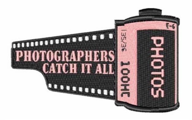 Picture of Photographers Catch It All Machine Embroidery Design