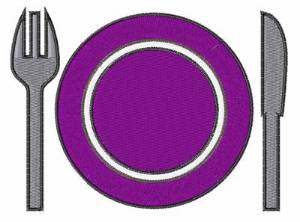 Picture of Place Setting Machine Embroidery Design