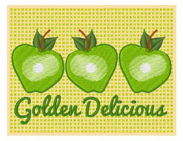 Picture of Golden Delicious Machine Embroidery Design