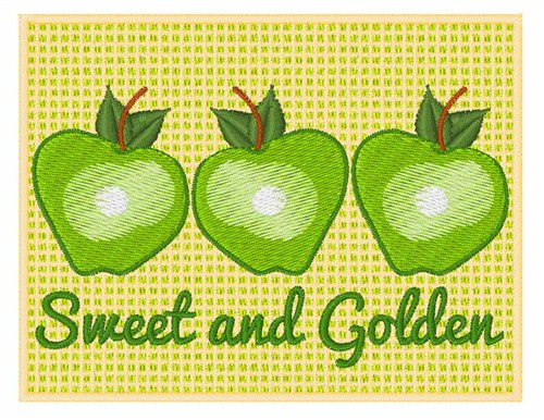 Sweet and Golden Machine Embroidery Design