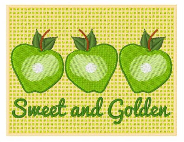 Picture of Sweet and Golden Machine Embroidery Design