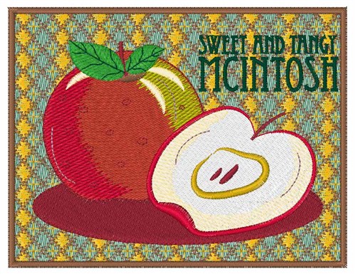 Sweet and Tangy Machine Embroidery Design