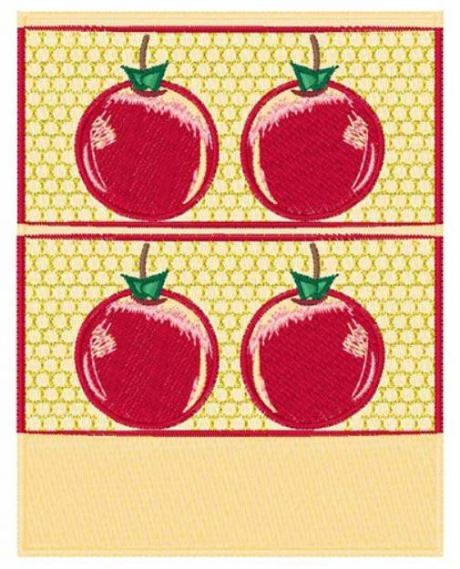 Picture of Abstract Apples Machine Embroidery Design