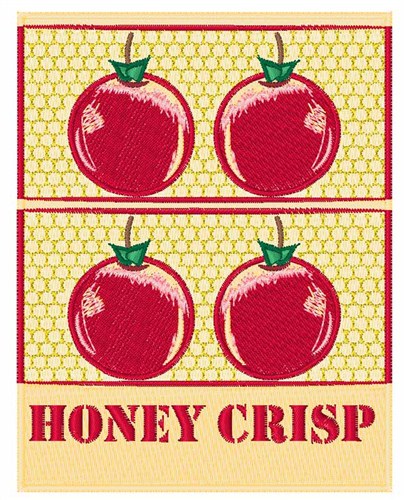 Honey Crisp Machine Embroidery Design