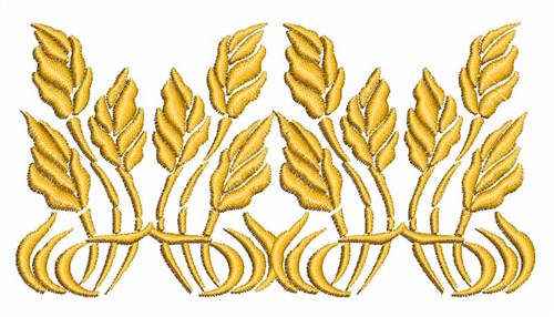 Golden Wheat Machine Embroidery Design