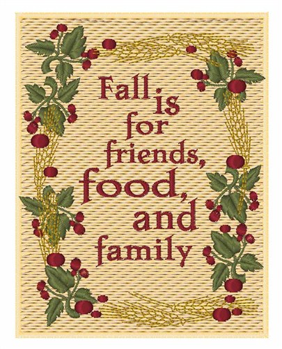 Fall is for... Machine Embroidery Design