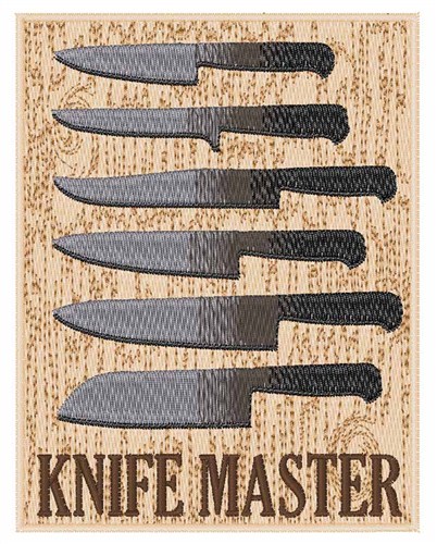 Knife Master Machine Embroidery Design