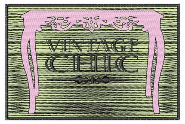 Picture of Vintage Chic Machine Embroidery Design