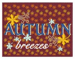Picture of Autumn Breezes Machine Embroidery Design