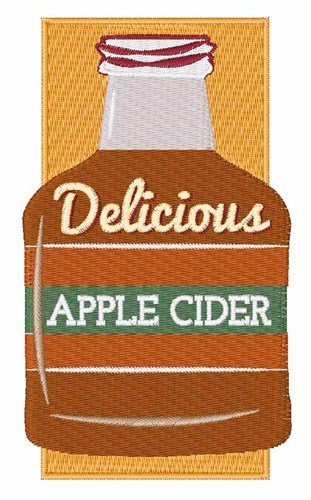 Delicious Apple cider Machine Embroidery Design
