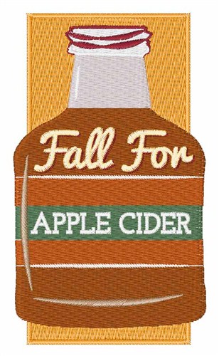 Fall for Apple Cider Machine Embroidery Design