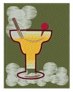 Picture of Framed Cocktail Machine Embroidery Design