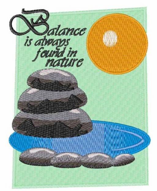 Picture of Balance in Nature Machine Embroidery Design
