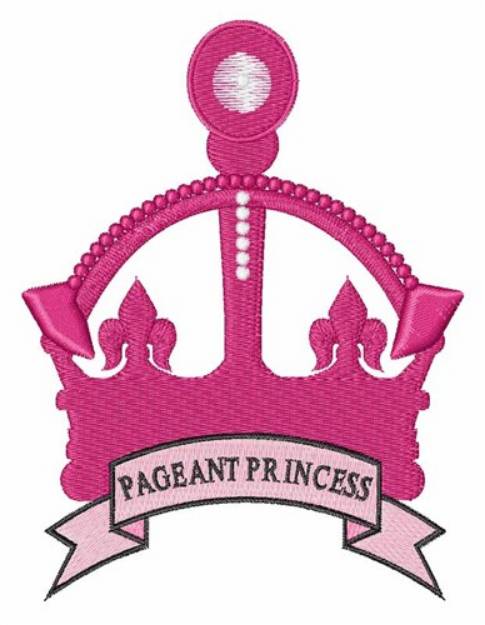 Picture of Pageant Princess Machine Embroidery Design
