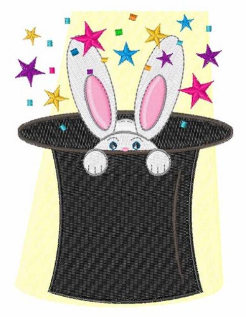 Picture of Magic Rabbit Machine Embroidery Design