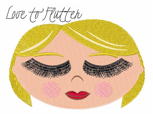 Love to Flutter Machine Embroidery Design