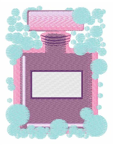 Perfume Bubbles Machine Embroidery Design