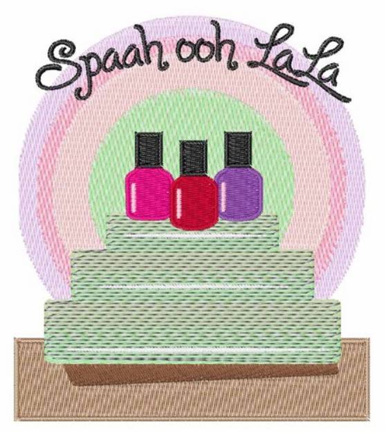 Picture of Spaah ooh Lala Machine Embroidery Design