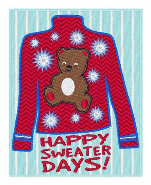 Picture of Happy Sweater Day Machine Embroidery Design