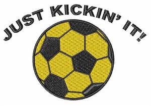 Picture of Just Kickin It Machine Embroidery Design