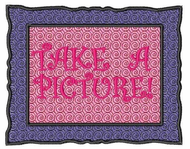 Picture of Take a Picture Machine Embroidery Design