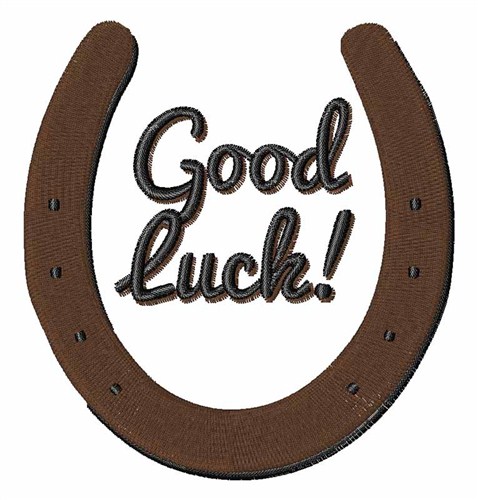 Good Luck Machine Embroidery Design